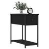 Nightstand Black 30x60x60 Cm Particleboard