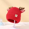 high quality[Christmas Reindeer Hat] Christmas Reindeer Antler Knit Hat for Youngsters - Cozy, Stretchy, Hand-Washable, Perfect for Fall/Winter