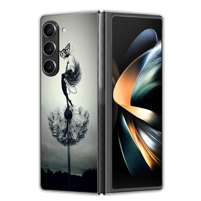 Case For Samsung Galaxy Z Fold 6 Cover Shockproof Hard Plastic PC Cases For Samsung Z Fold6 Fold 6 5G Fundas Cute Painted Bumper