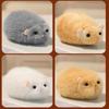 Cartoon Golden Hamster Plush Toys Super Soft Squeeze Toy Round Cozy Animal Doll Home Decoration