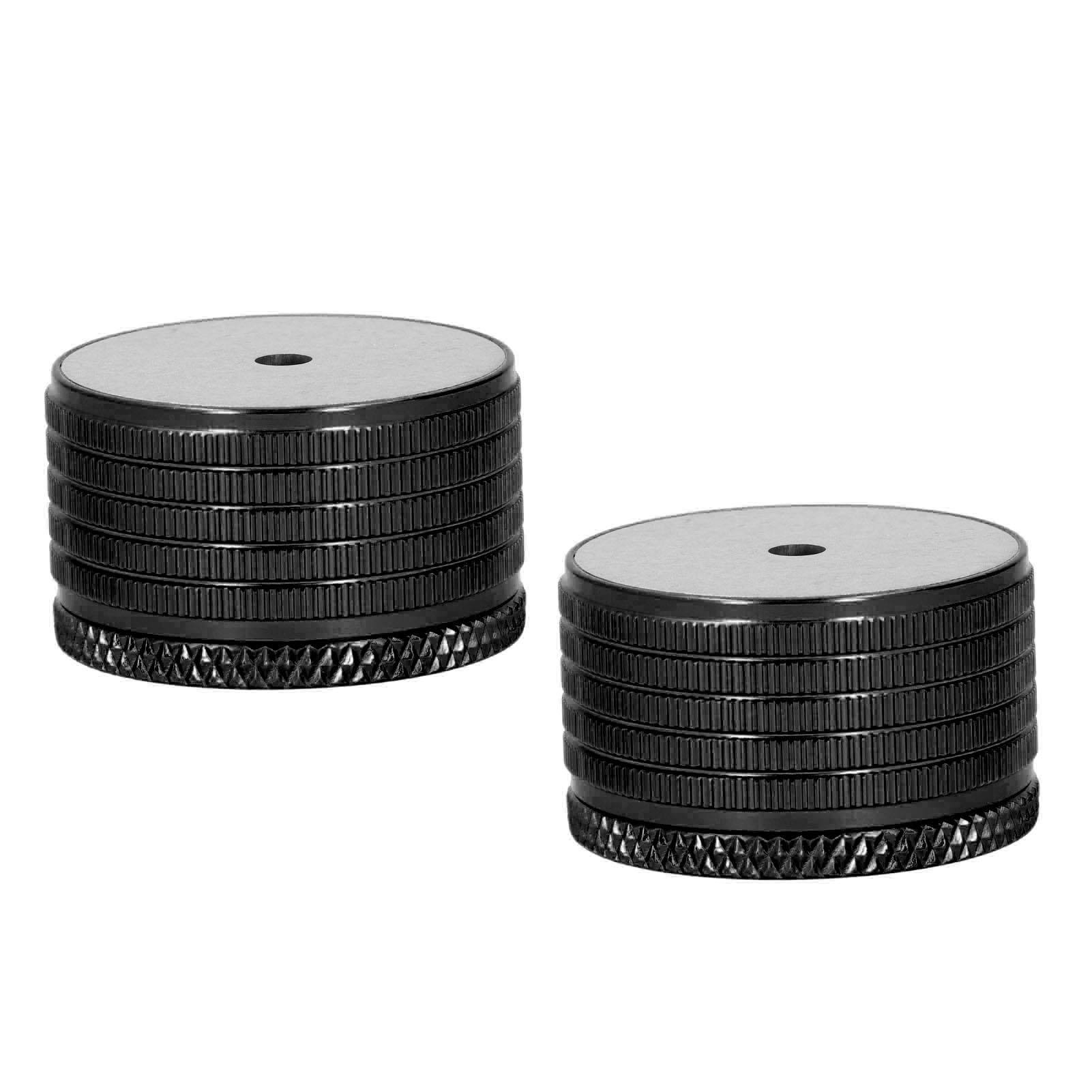 2 Pièces Rehausseur de Meuble 23-37mm   50-500kg Capacité de Charge Alliage d'Aluminium Lit Canapé Table Rehausseur Pied de Support