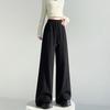 2026 Women's Thermal Knit Casual High-Waisted Trousers