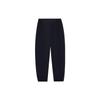 Li Ning Anti-Five Series Solid Color Logo Print Cuffed Sports Pants Women bottoms Black AKXS414-1