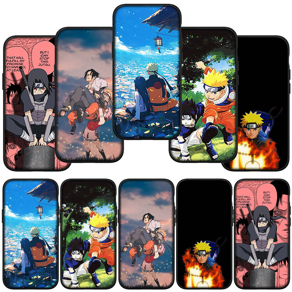 Phone Case for iPhone 17 15 16 Plus Redmi Note 14 12 11 13 Pro Max Huawei P30 P20 Lite OPPO A60 A40 A80 A18 A16 A54 Comics Uchiha Sasuke Naruto Cover