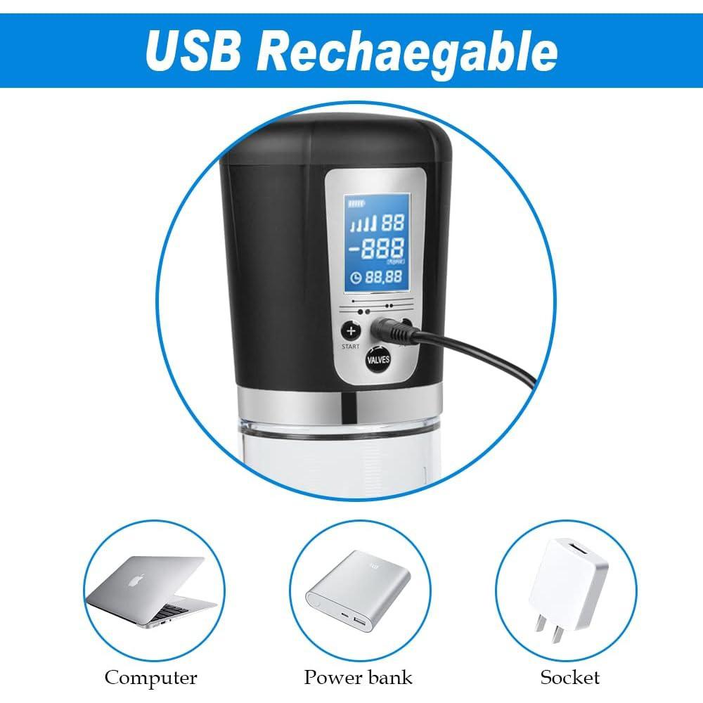Electric Penis Pump Extension Penis Air Pressure Therapy With Rechargeable Design Penis Extension Sex Machine Penis Extension 18