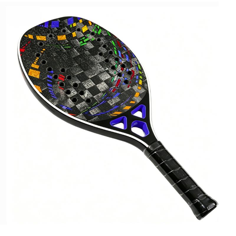 Custom 3K/12K/18K Carbon Fiber Padel Racket Professional High Performance Beach Tennis Paddle with EVA Foam Core
