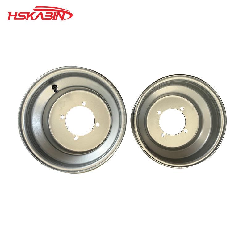 10-inch Silver Front and Rear Wheel Hub Core for Motorcycle, Beach Car, ATV 10-inch Front Wheel Hub