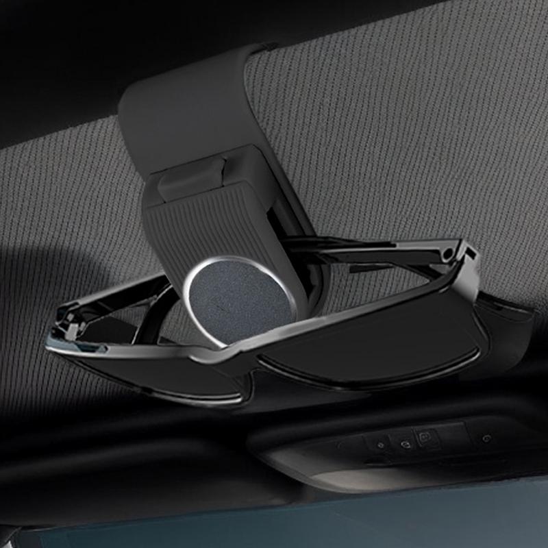 Visor Sunglasses Holder Clip Car Eyeglass Clip Sunglasses Mount Visor Accessories Gadgets For Vehicle Storage Travel Trip