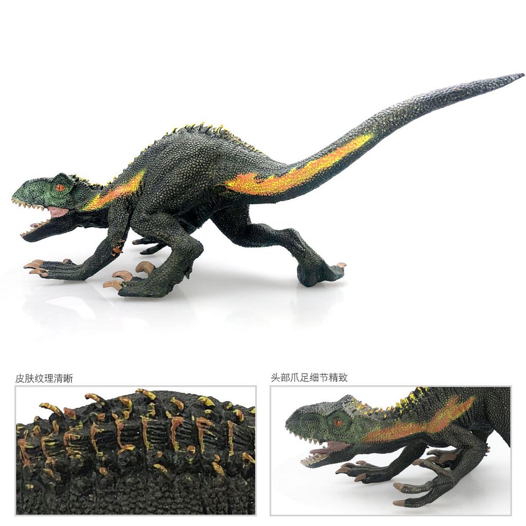 Indominus Velociraptor Solid Dinosaur Model, Realistic Figure Collectible T-Rex Toy