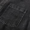 JEEP Men's Long Sleeve Casual Denim Work Shirt