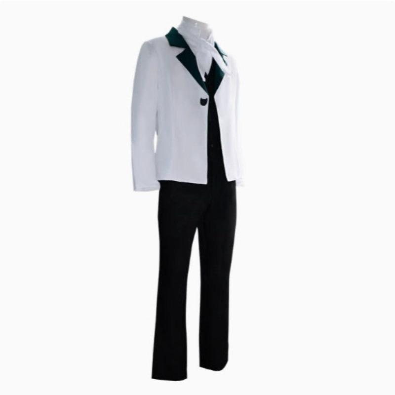 Costume Cosplay di Edgar Allan Poe di Bungo Stray Dogs, Abito Completo Secondario per Role Play Anime