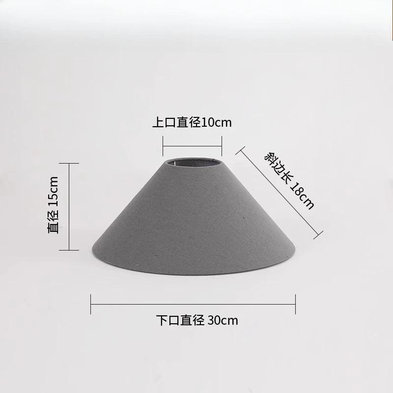 Japanese Zen Rattan Hand Woven Lamp Cover E27 Table Lamp Lampshade Linen Fabric Shell Wabi-Sabi Style Bedside Floor Lamp Shade