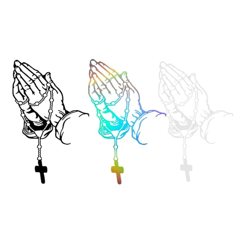 Praying Hand Spiritual Decal Sticker Religious Car Truck SUV Car Styling Decal