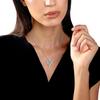 D Letter Diamond Cross Necklace: Luxurious, Versatile, Unisex Clavicle Chain