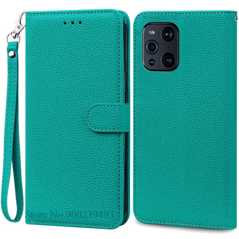 For OPPO Find X3 Pro Case Luxury Leather Flip Case For Oppo Find X3 Pro Wallet Cover Phone Case For Oppo Find X 3 Pro Case Funda