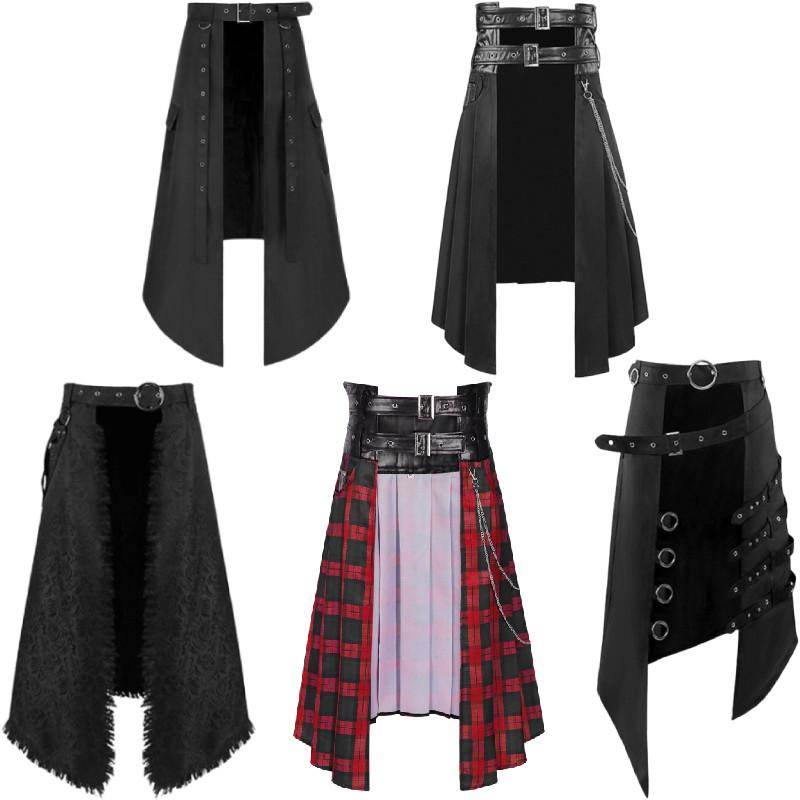 Steampunk Cosplay Dress For Men With Polyester Material And Vintage Gothic Design