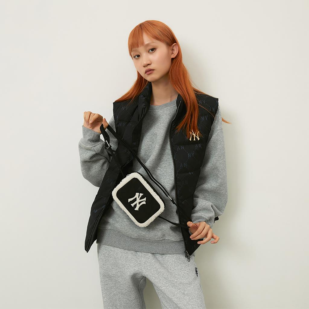 New MLB Crossbody Bags Unisex Black 3ACRS0746-50BKS