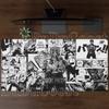 One Piece Roronoa Zoro Anime black and white Mouse Pad HD printing Gaming Mousepad PC Keyboard Carpet Office accessories DeskMat