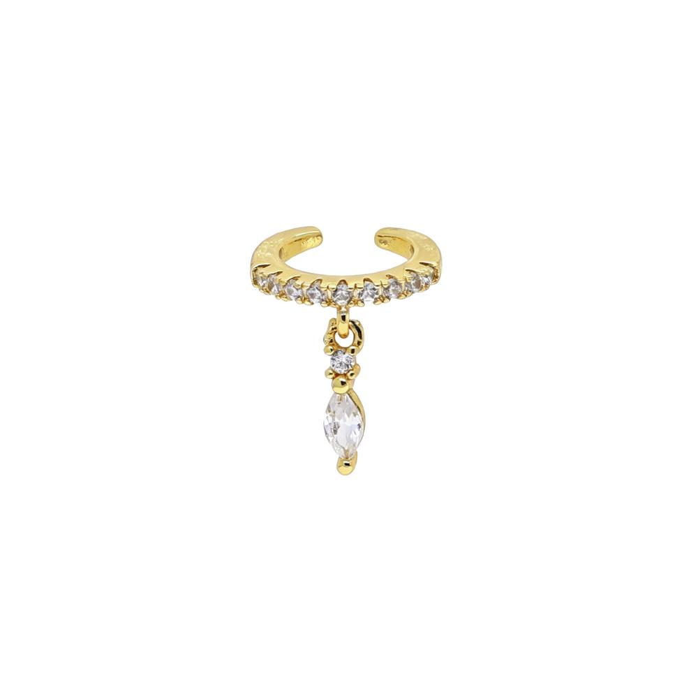 2026 New Various Styles 5A Cubic Zirconia CZ Charm Tassel Chain No Piercing Elegance Women Ear Cuff Clip on Earring
