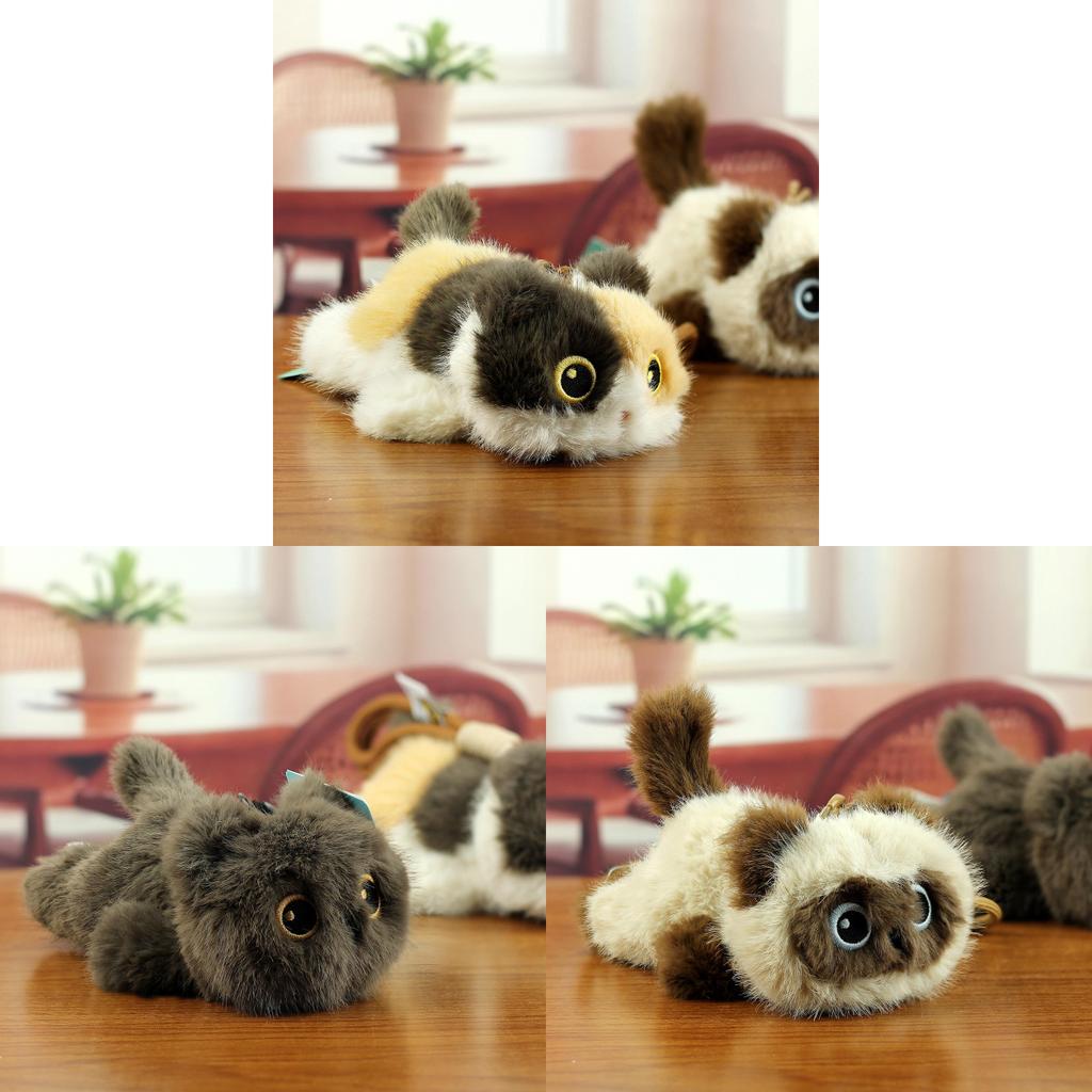 Multi Love Siamese Cat Plush Toy With Pp Cotton Filling For Kids Gift And Collection