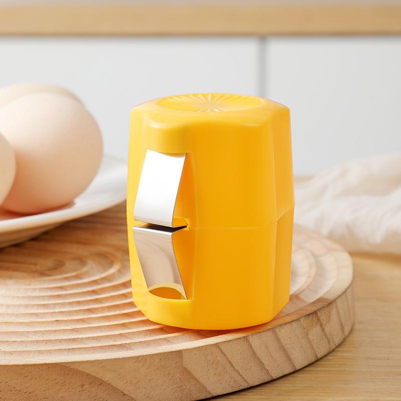 3pcs Portable Egg Peeler, Manual Egg Sheller for Kitchen, Quick Slicing Tool for Baking, Easy To Use, White