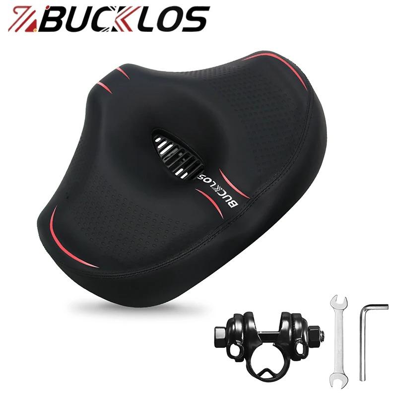 BUCKLOS Ergonomisks Velosipēda Paplašināts Sēdeklis Sabiezināts