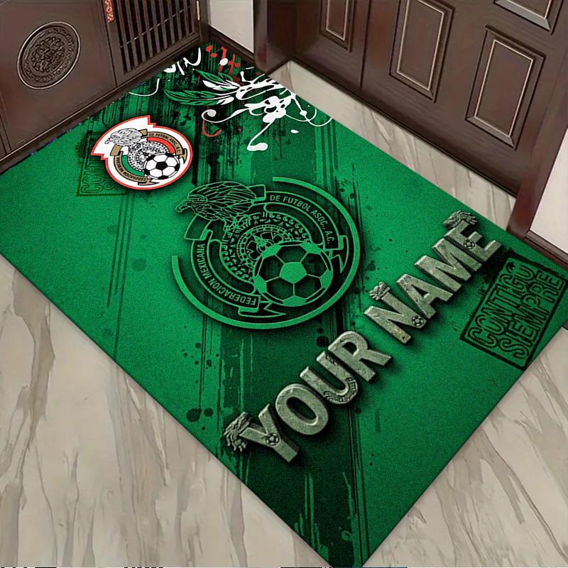 Name Custom Logo Mexico American Football Carpet Rug for Living Room Bedroom Home Sofa Decoration,Kids Play Non-slip Floor Mat