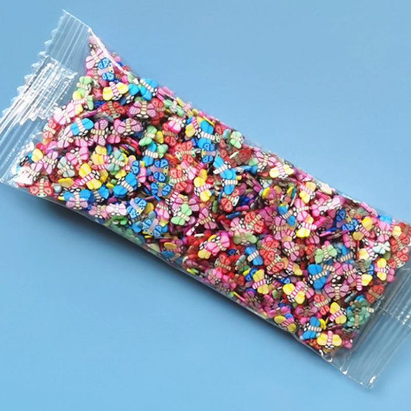 1000-3000pcs Mix Fruit Soft Clay Slime Animal Flower Slice Resin Filler for Nail Art Epoxy Mold DIY Craft Making Wholesale