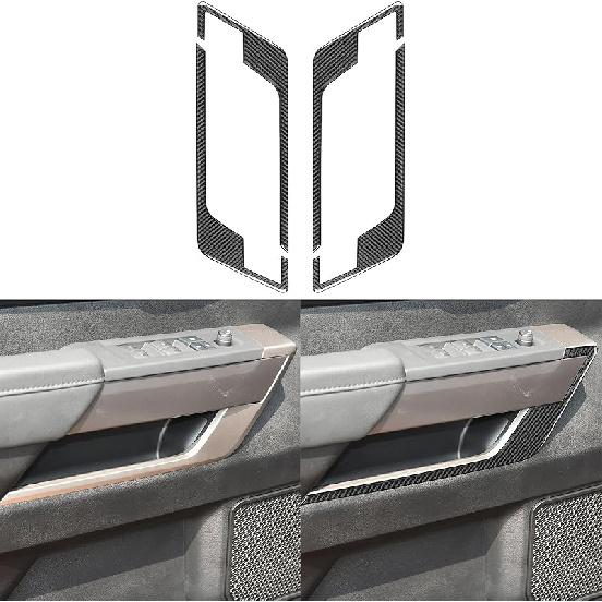 NVCNX Real Premium Carbon Fiber for Toyota Tundra -2026 / Sequoia -2026 2024 2025 Car Center Console Drive Mode Knob Cover Interior Trim Accessories