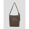 Corduroy Shoulder Bag Brown