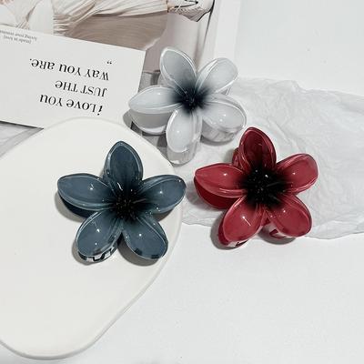 Fashion Vintage Hair Clip Bohemian Beach Vacation Flower Hair Claw for Women Floral Girl Hair Accessories