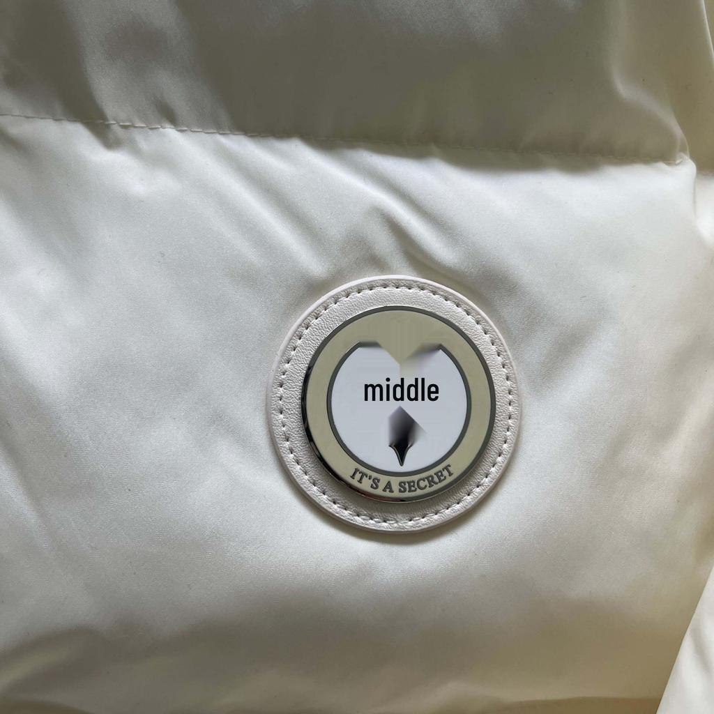 Trapstar Beige Small Logo Cotton Jacket with Detachable Hood