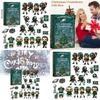 Calendar de Crăciun Philadelphia Eagles Cutie Oarbă Cu Ornamente Acrilice Pentru Cadouri de Petrecere de Sărbători