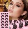Lashes 5 Pairs Of New Artificial Mink Eye Black Natural False Eyelashes  Fluffy Eyelash Extension Makeup Half Lashes Tool