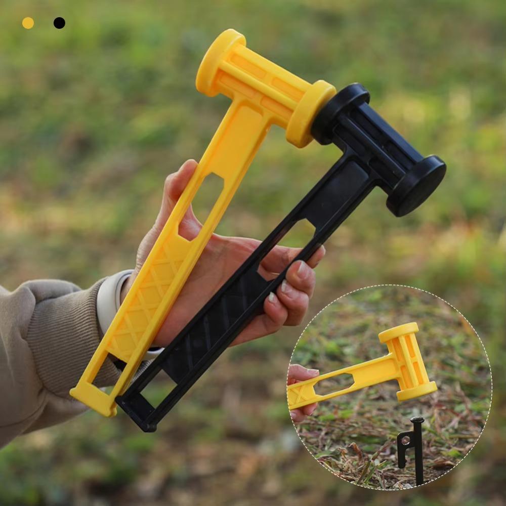 1PCS Outdoor ultra lightweight portable ground nail hammer plastic PE hammer camping canopy tent camping tool