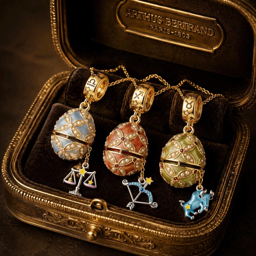 Hollow Locket Russian Egg Necklace New Chinese Style Openable Egg Pendant Women