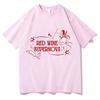 New Music Red Wine Supernova 2024 Tricouri Femei Bărbați Unisex Harajuku O-Gât cu mânecă scurtă Cămăși populare Confort Fani Tricouri cadou