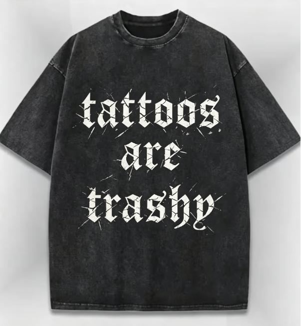 

Vintage Gothic Letter Print T Shirt Men Oversized Washed Black Tee Streetwear Casual Loose Short Sleeve Tops S
