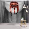 Dark Halloween Horror Tapestry Scared of Zombies Wall Hanging Witch Mysterious Woman  Home Decor Holiday Backdrop