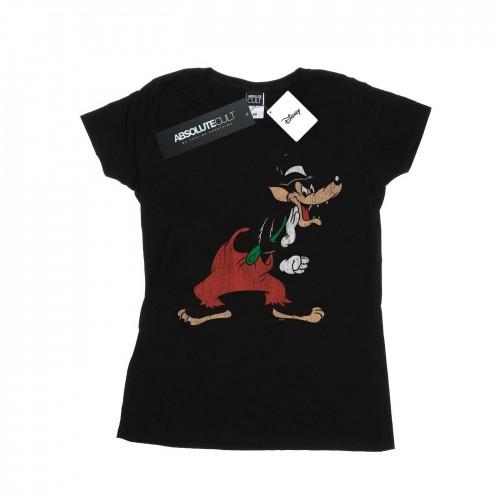 

Disney Womens/Ladies Three Little Pigs Big Bad Wolf Cotton T-Shirt білий