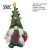Snowflake Pattern Holiday Decor Christmas Gnome Plush Figurines, Faceless Santa Stuffed Cloth Dolls, Festive Home Accents Scandinavian Elf Tabletop
