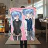 1 Stück Assassination Classroom Druck Flanelldecke, Hohe Qualität für alle Jahreszeiten, Heimdekoration, Wärme und Komfort, Perfekt für Weihnachtsgeschenke