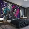 MH Wall Tapestry, Aesthetic Printed Fabric Blanket, Suitable for Bedroom, Living Room, and Home Decor.