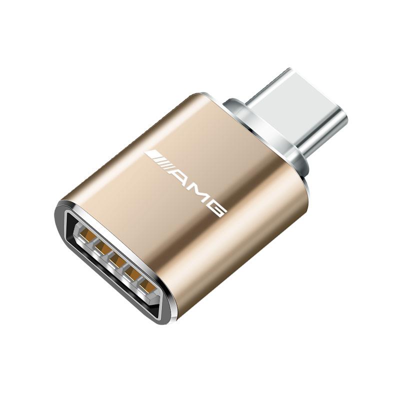 For Mercedes Benz AMG A B C E G CLA W211 W203 W204 C260 E300L A200L Type-C To USB Adapter Car Fast Charging Cable Converters