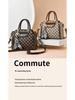 2024 Vintage PU Leather Tote Bag - Large Capacity Shoulder & Crossbody Handbag for Women