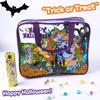 Cross-border Halloween Candy & Study Material Storage Bag with Zipper Closure for Schools Offices- Kids' Toy Organizer