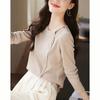 Women S Long Sleeve Cotton Cutout T Shirt Casual Slim Fit Versatile