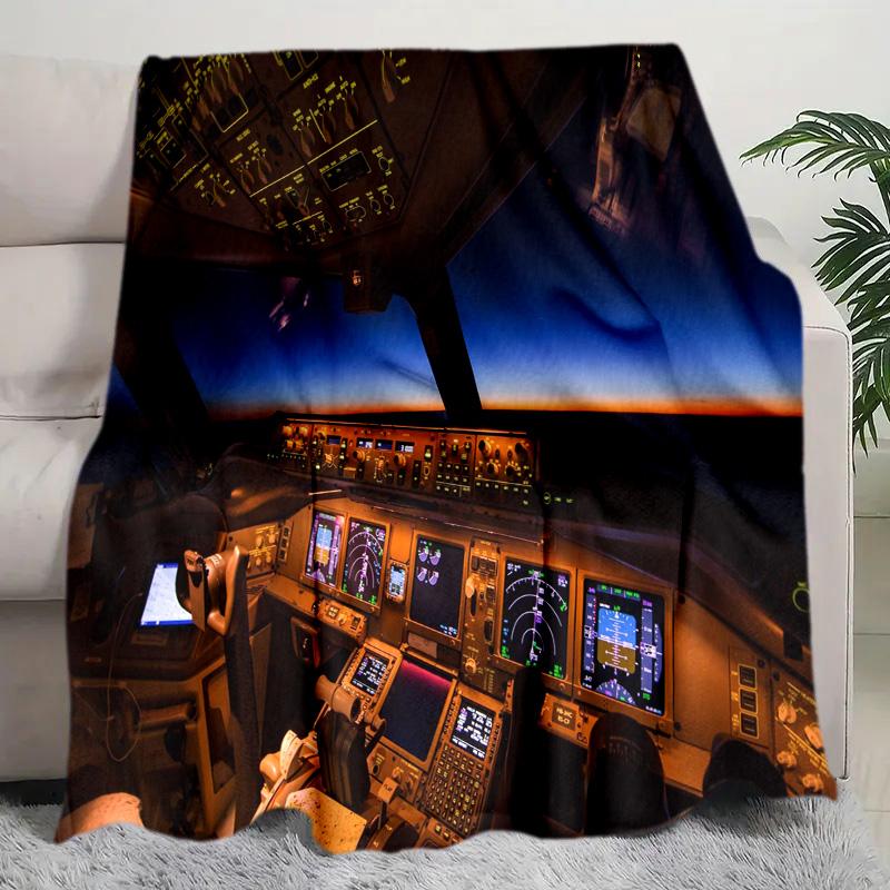 Pilotenblick Sternenhimmel Decke Perfekt für alle Jahreszeiten Weich Bequem Sofa Büro Nickerchen Reisen Geburtstagsgeschenk Weihnachtsgeschenk