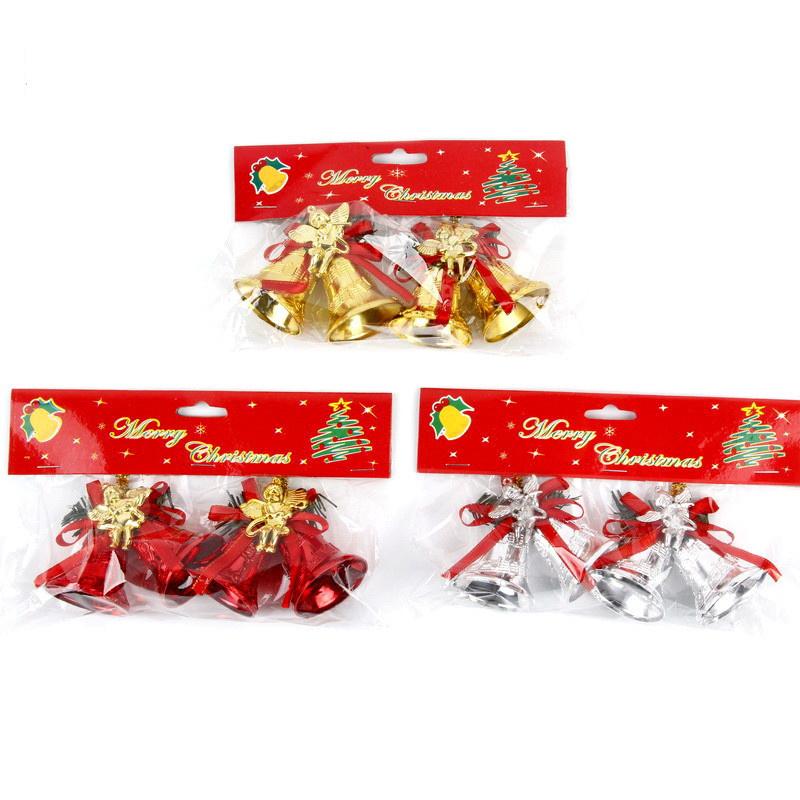 5/10SETS Christmas Mini Electroplated Bell Pendant Exquisite High Quality Christmas Tree Decorations Holiday Bell Decoration