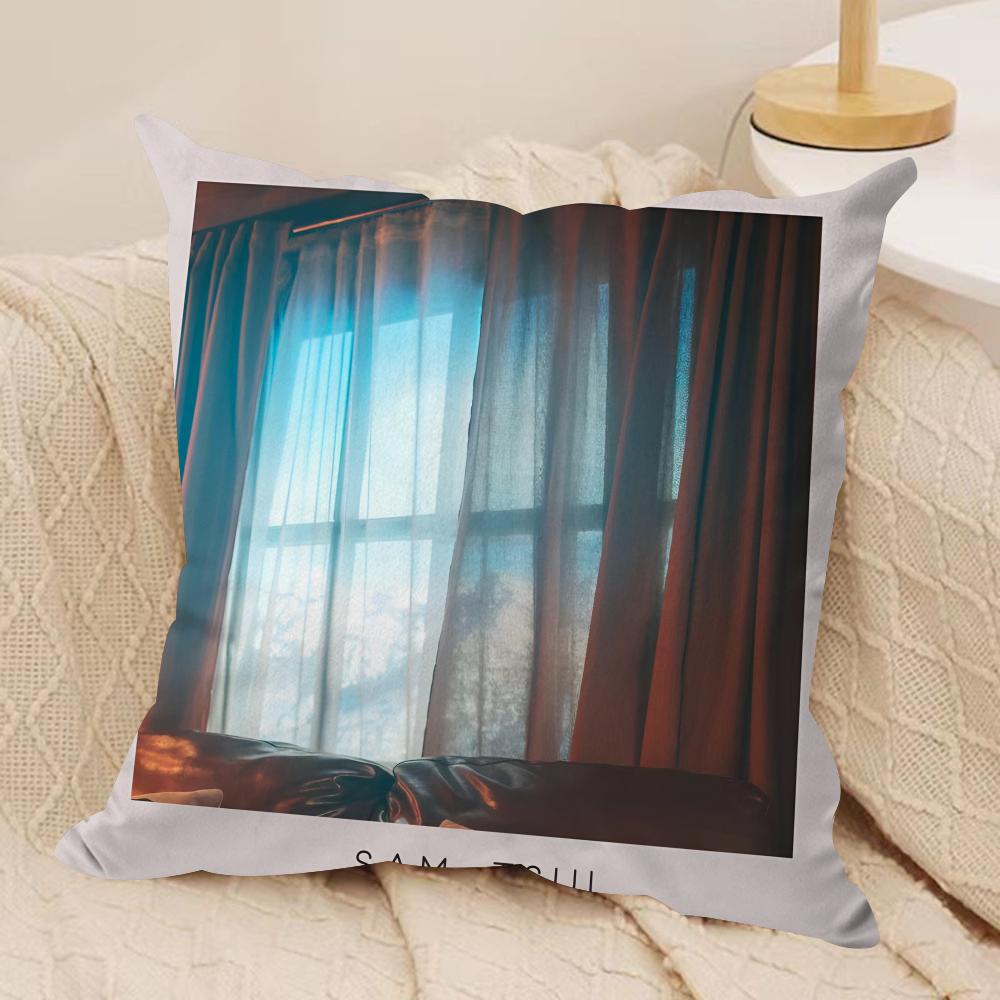 

Singer Hot SSam Tsui Cushion Cover Soft Plush Fabric DoubleSided Printed Sofa Cushion Cover for All Seasons Home Decor Gift 30x30cm